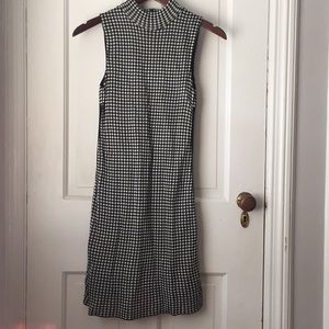 Zara Knit Collection Checkerboard Dress